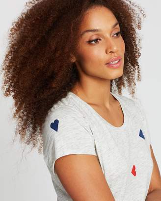 Maison Scotch All Over Printed SS Tee