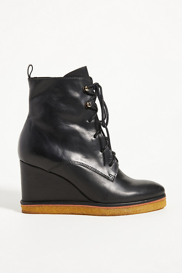 most comfortable wedge booties