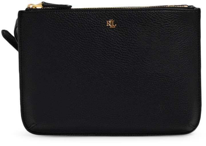 Lauren Ralph Lauren Black Carter 26 Crossbody Bag ShopStyle
