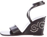 Thumbnail for your product : Dolce & Gabbana Studded Wedge Sandals