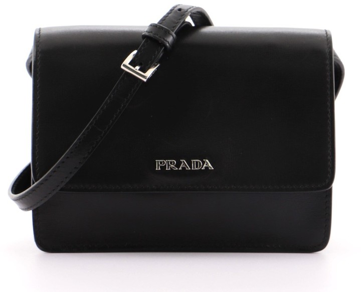 Prada Flap Crossbody Bag Saffiano Leather Mini ShopStyle