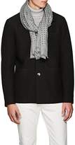 Thumbnail for your product : Barneys New York Men's Dot-Print Cashmere Scarf - Gray