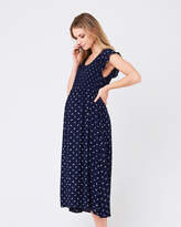 Thumbnail for your product : Ripe Maternity Bobbie Shirred Dress
