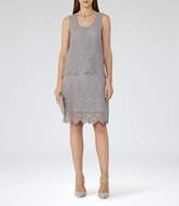 Thumbnail for your product : Reiss Leia Lace Double-Tier Dress