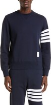 Thumbnail for your product : Thom Browne Stripe Sleeve Sweatshirt