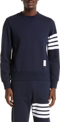 Thom Browne Stripe Sleeve Sweatshirt