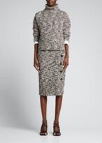 Thumbnail for your product : Adam Lippes Wool-Cashmere Boucle Midi Skirt