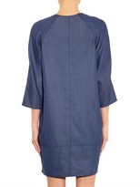 Thumbnail for your product : Vince Collarless denim dress
