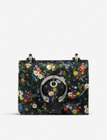 Thumbnail for your product : Jimmy Choo Paris mini floral-print silk cross-body bag