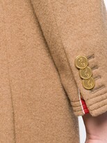 Thumbnail for your product : Thom Browne double-breasted Chesterfield overcoat