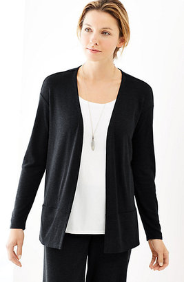 J. Jill Pure Jill Tencel®-Soft Knit Open-Front Jacket
