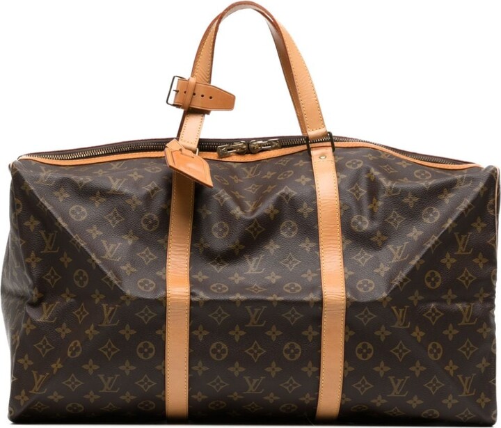 Louis Vuitton 1996 pre-owned Monogram Sac Souple 55 travel bag - ShopStyle