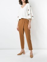 Thumbnail for your product : LE SOLEIL D'ETE Daniela slim trousers