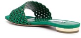 Thumbnail for your product : Aquazzura Crystal Candy flat sandals