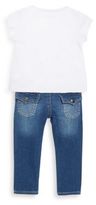 Thumbnail for your product : True Religion Baby's Stripe Horseshoe Tee & Jeans Set
