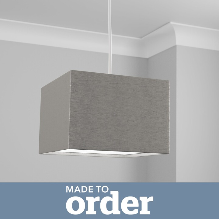 Dunelm Made to Order 30cm Square Lamp Shade Grey ShopStyle