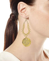 Thumbnail for your product : Devon Leigh Filigree Coin Drop Earrings