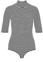 Thumbnail for your product : Hallhuber Striped Body With Stand Collar
