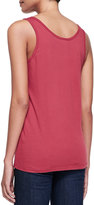 Thumbnail for your product : Johnny Was Collection Scoop-Neck Cotton Tank, Port