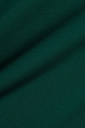 Reformation Net Sustain Lawrence One-shoulder Crepe Midi Dress - Emerald