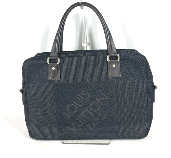Louis Vuitton Black Damier Geant Briefcase Handbag Tote Bag (Pre-Owned)