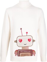 Thumbnail for your product : Ports V Graphic-Print Wool Jumper