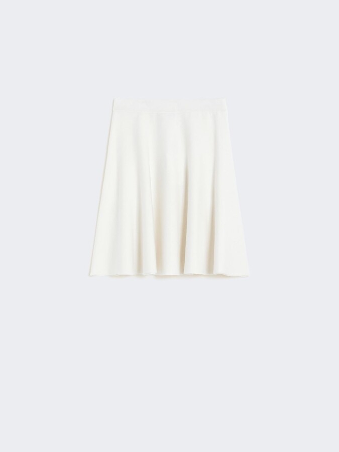 Max Mara Cotton and viscose crêpe miniskirt
