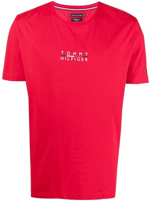 Tommy Hilfiger Men's Red Shirts | ShopStyle