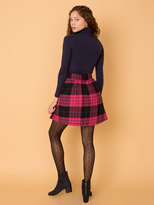 Thumbnail for your product : American Apparel California Select Originals Plaid Wool Mini Skirt