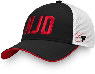 Fanatics Women's Branded Black, White New Jersey Devils Iconic Trucker Adjustable Hat