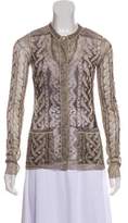 Thumbnail for your product : Jean Paul Gaultier Mesh Printed Cardigan