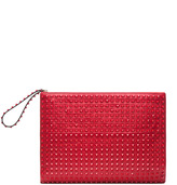 Thumbnail for your product : Valentino Large Rouge Rockstud Clutch
