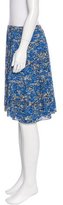 Thumbnail for your product : Peter Som Printed Pleated Skirt