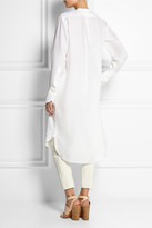 Thumbnail for your product : Christophe Lemaire Washed-silk shirt dress