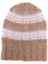 Thumbnail for your product : Roberto Collina Two-Tone Knitted Beanie