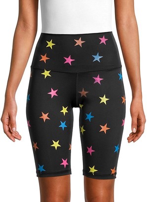Chrldr Star-Print Bike Shorts