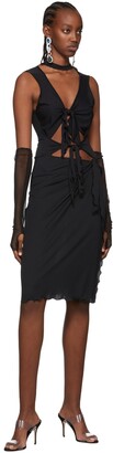 Anna Sui SSENSE Exclusive Black Lisa Mini Dress