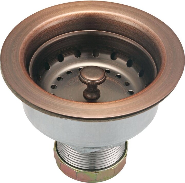 Olympia 4.44 in. W Grid Kitchen Sink Drain in Oil Rubbed Bronze