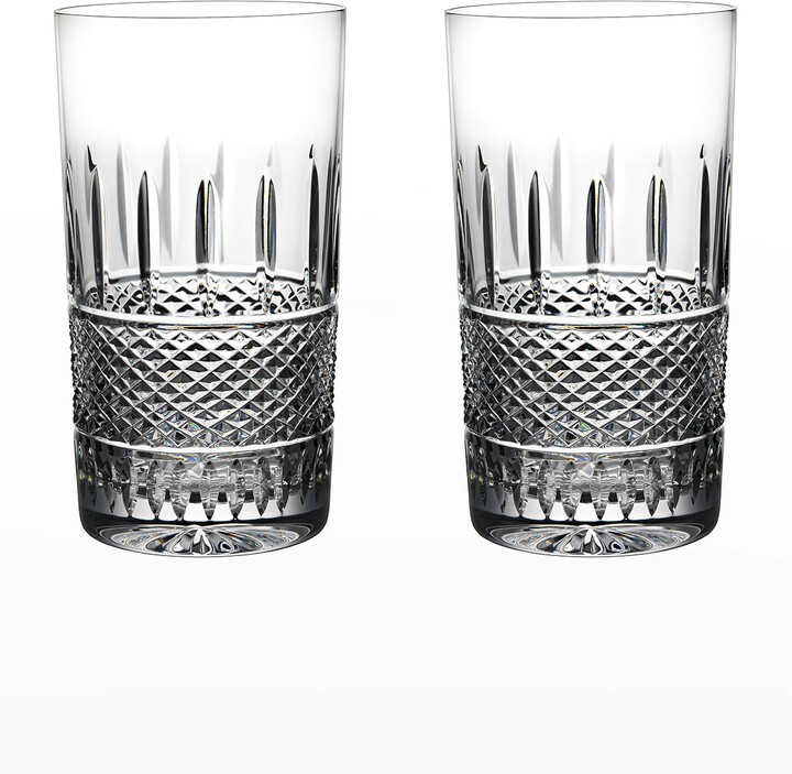 Waterford Crystal Irish Lace Crystal Highball Glasses, Set of 2