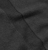 Thumbnail for your product : Rick Owens Mock-Neck Virgin Wool Sweater - Men - Dark gray