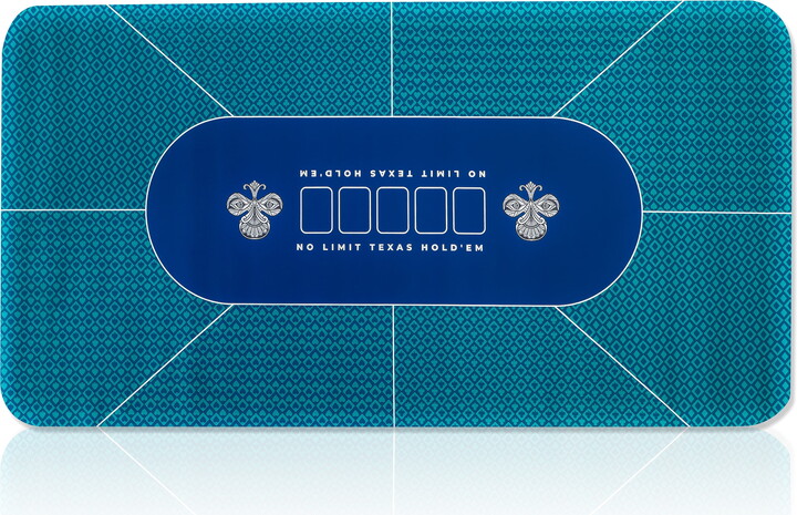Texas Holdem Poker Mat Poker Felt Table Cover Fold Up Poker Table with Carrybag