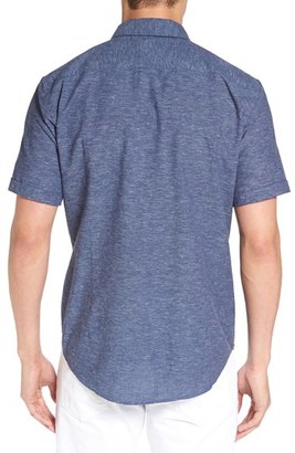 BOSS 'Ronn' Slim Fit Short Sleeve Sport Shirt