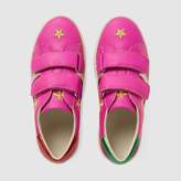 Thumbnail for your product : Gucci Children's Ace sneaker with bees and stars