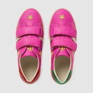 Gucci Children's Ace sneaker with bees and stars