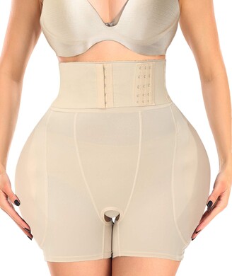 FEOYA Women's Seamless Butt Lifter Shapewear Tummy Control Hip Enhancer  Shaper Panties High Waisted Body Shaper Padded Panty : : Clothing