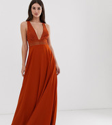 Thumbnail for your product : Asos Tall ASOS DESIGN Tall sleeveless maxi dress with lace bodice