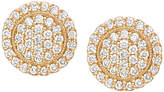 Thumbnail for your product : Jamie Wolf Scalloped Pave Diamond Stud Earrings