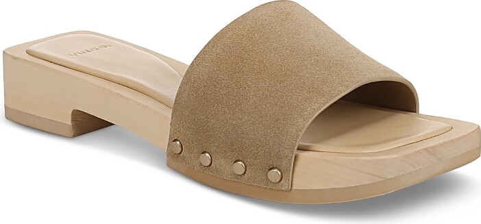 Vince Women's Barbara Suede Slide Sandals