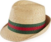 Thumbnail for your product : Gucci Woven Straw Bucket Hat