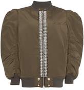 Thumbnail for your product : Blindness beaded puff shoulder bomber jacket